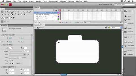 learning FLASH TUTORIAL-  Use the Regular & Primitive Shape Tools to Build a Graphic