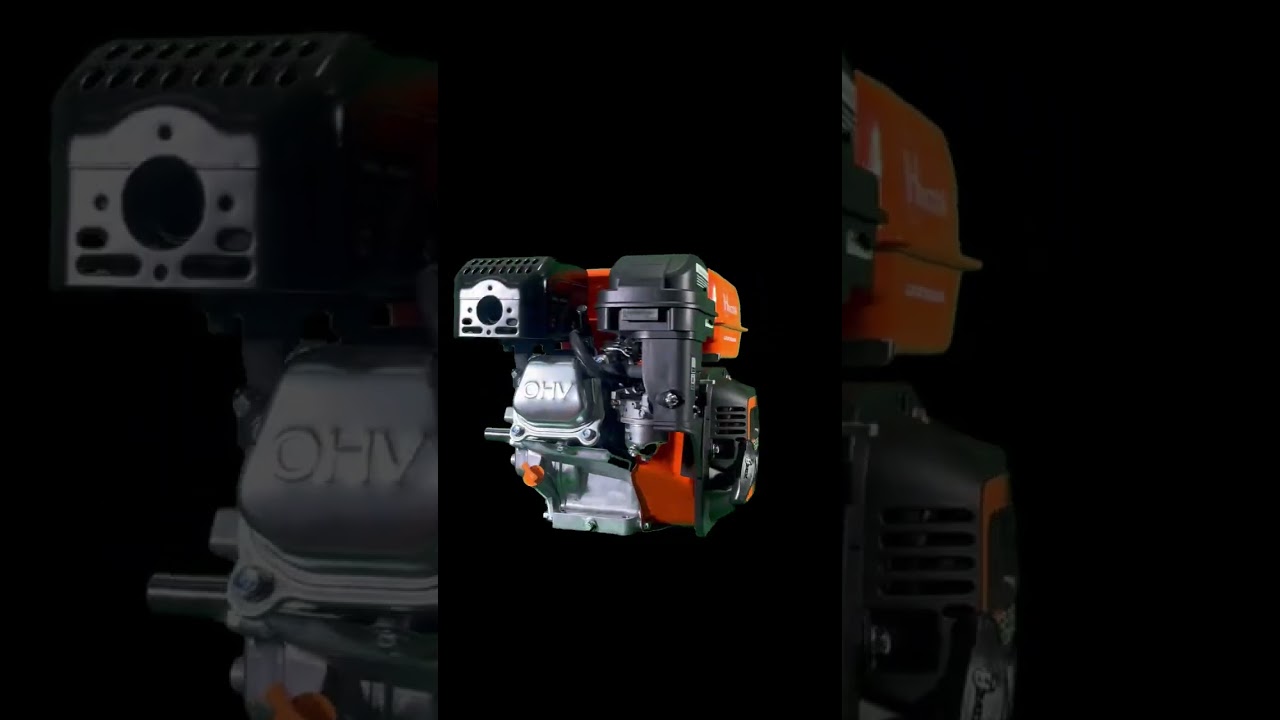 Gasoline engine, Hinota 6.5HP. 