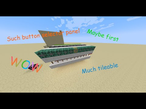 First Flush 1-Block Tileable Copper Bulb Radio Button Selector Panel (1.21)