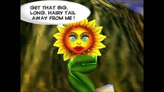King Bee & Sunflower Cutscenes Conkers Bad Fur Day N64 Game