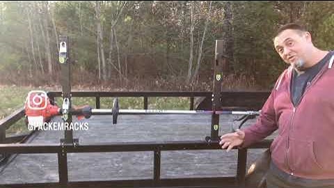 2 PLACE TRIMMER RACK FOR OPEN TRAILERS