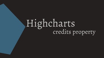 Highcharts - Credits