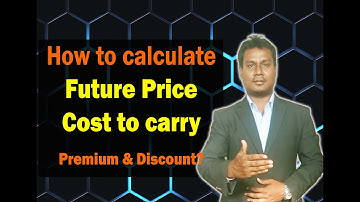 Future pricing | Cost of carry | Premium & Discount in HINDI.