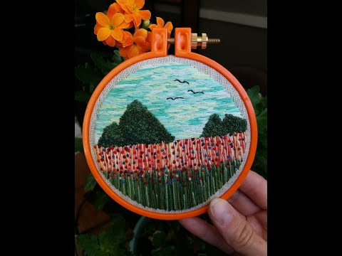 Вышивка панно "В поход"