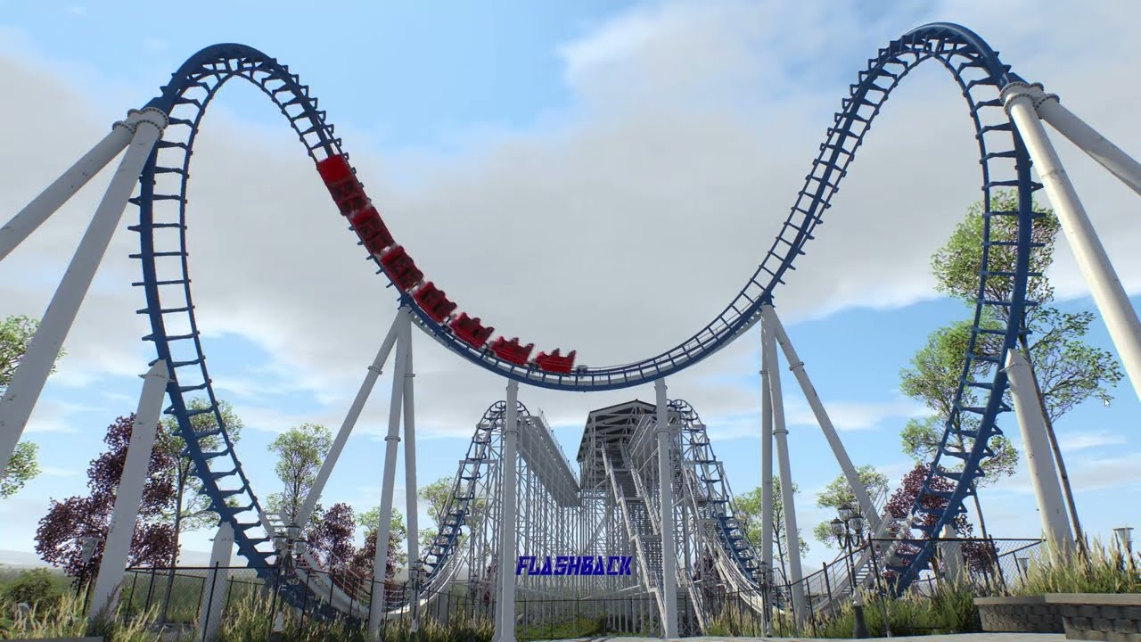 Arrow Launched Loop & Vekoma Boomerang COMBINED [ Flashback ] Nolimits 2 Roller Coaster Simulator