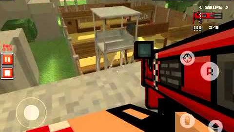 Pixle Gun 3D-Shooting Range Glitch Out Of Map!