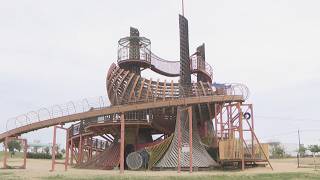岡山市でおなじみ” 浦安総合公園の大型遊具 老朽化でリニューアル計画