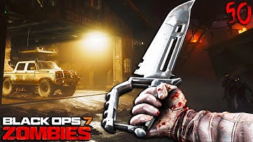 CAN YOU REACH ROUND 50 WITH JUST A KNIFE IN BO7 ZOMBIES?!?
