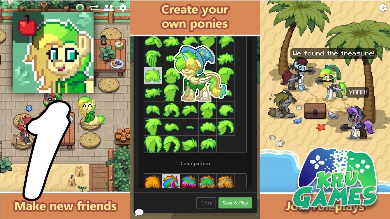 Pony Town Social MMORPG Gameplay 1 All Levels Android IOS YouTube