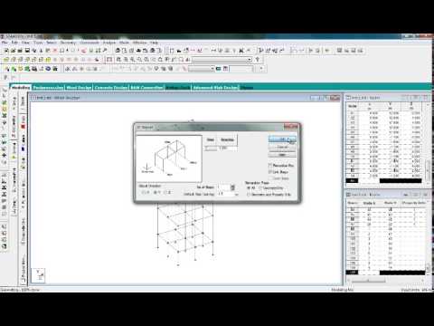 STAAD PRO v8i LECTURE 10: Assigning supports - YouTube