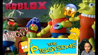 Piggysons Roblox los simpsons me atrapan | La casa de los Simpsons Maybellplay