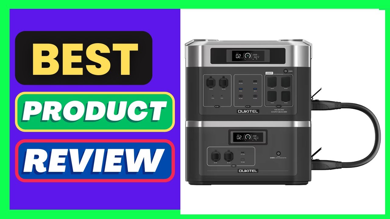 Oukitel Bp2000 Portable Power Station 2048Wh/640000Mah Lifepo4