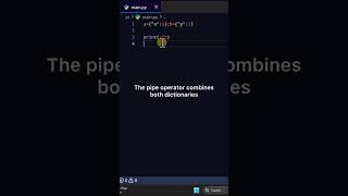 Merge Dictionaries Like a Pro 🔥 #coding #python #stem #science