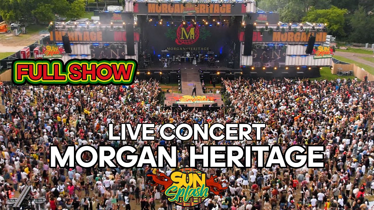 Experience the legendary Morgan Heritage live on stage at the Reggae Sunsplash Festival 2025