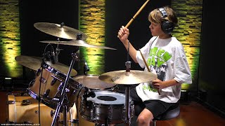 Download Lagu Wright Music School - Connor Saunders - Sunflower by Post Malone - Drum Cover MP3