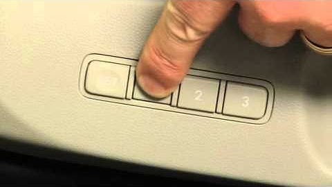 2011 - 2010 Mazda CX-7 Power Drivers Seat Position Memory Tutorial