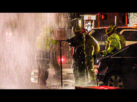LAFD Engine 46 & Light Force 15: Sheared Hydrant