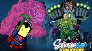 RPG MAN | GATO ROSA FEROZ | SUPER MARTILLO - Scribblenauts Unmasked Ep.2