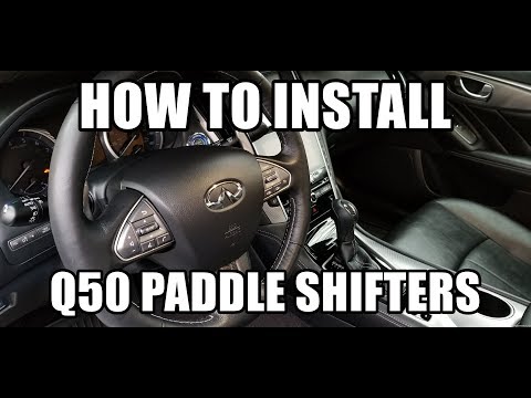 Paddle Shifters Install on an Infiniti Q50 (2016 Premium 3.0t AWD)