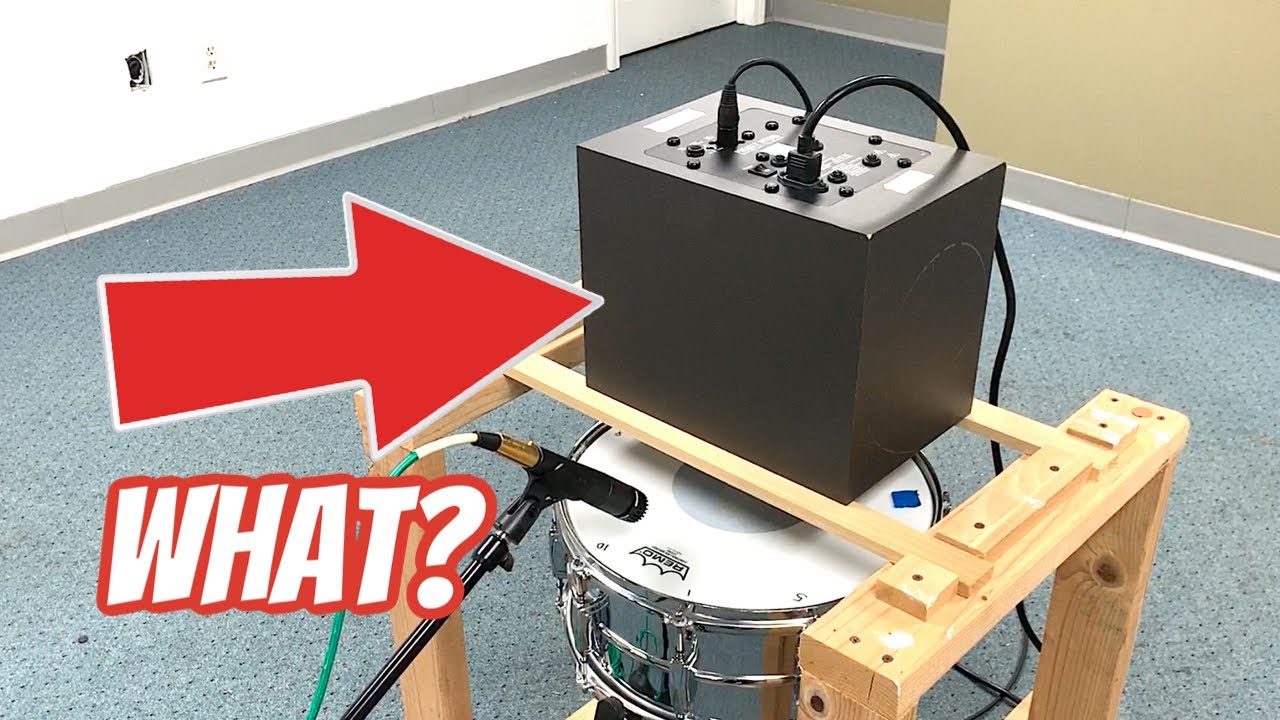 Playing Drums with SOUND Waves YouTube
