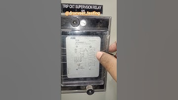 ABB TCS relay terminal details #dronveer #tcsrelay #abb #schneider #shunt #closing #current #shorts