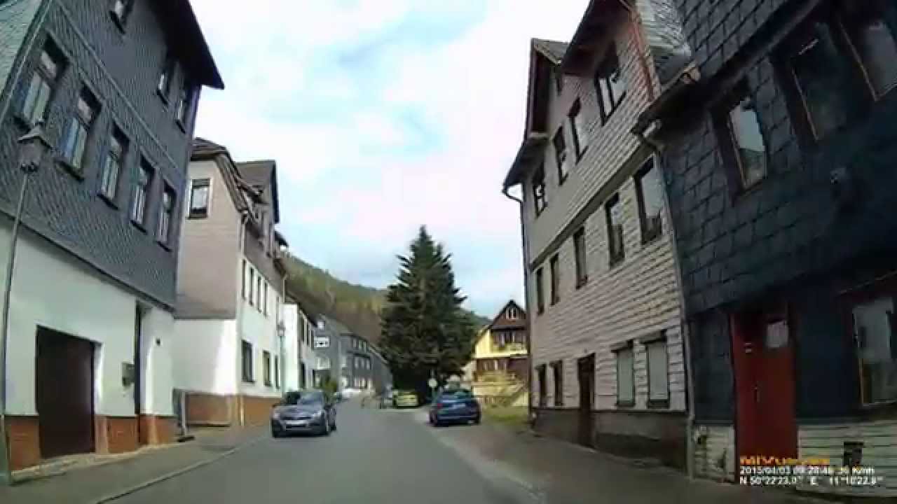 D: Stadt Sonneberg. Landkreis Sonneberg. Große Stadtrundfahrt. April 2015