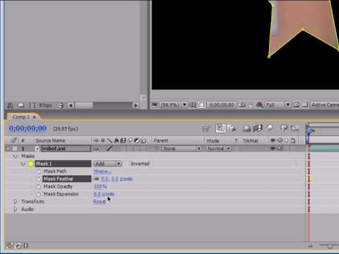 After Effects Tutorial - 18 - Editing Mask Properties