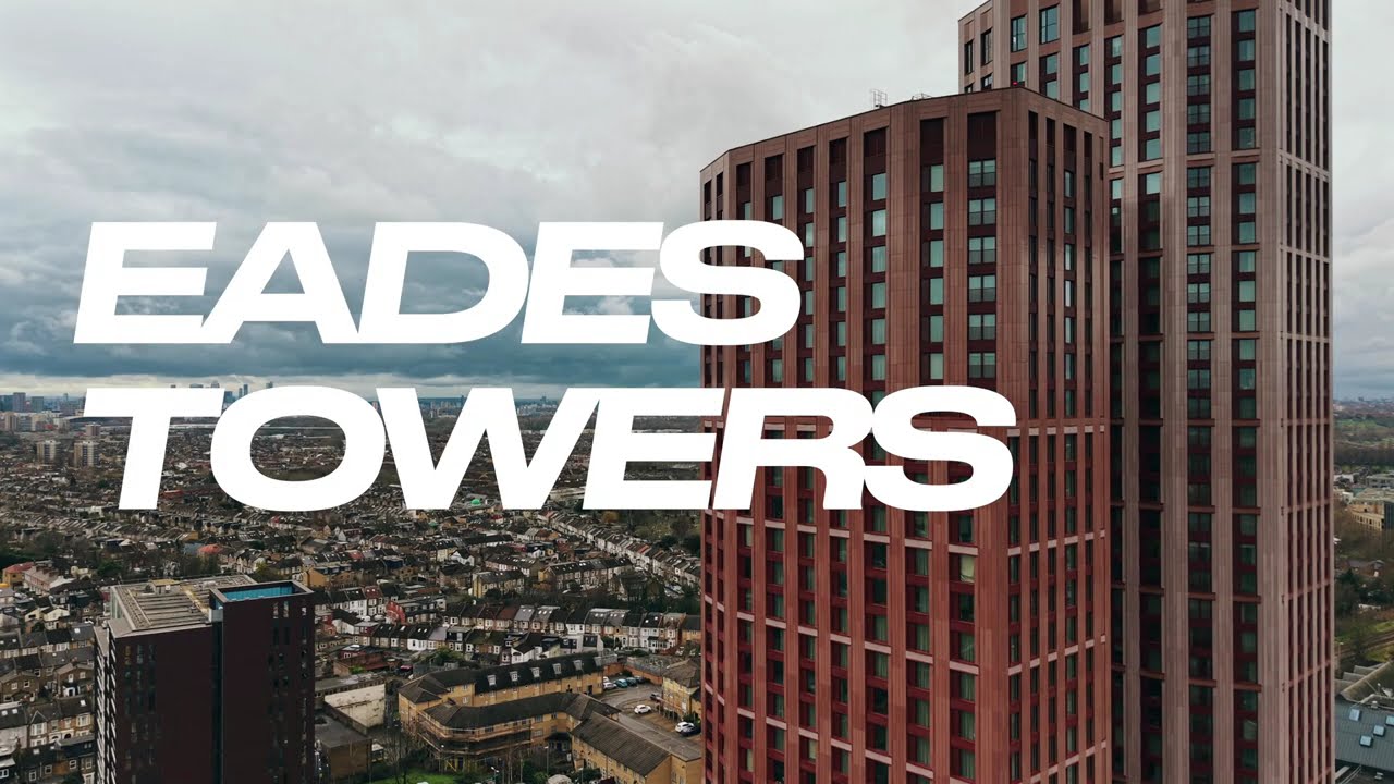 Walthamstow from Above First Drone Flyover near Eade’s & Library