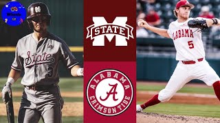 #10 Mississippi State vs Alabama Highlights (Full Series) | 2021 College Baseball Highlights