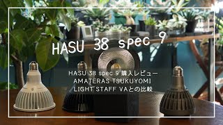 HASU 38 spec 9（ハス 38 スペックナイン）購入レビュー｜AMATERAS TSUKUYOMI LIGHT STAFF VAとの比較