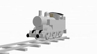 3D Thomas The Tank Engine Model Test 1