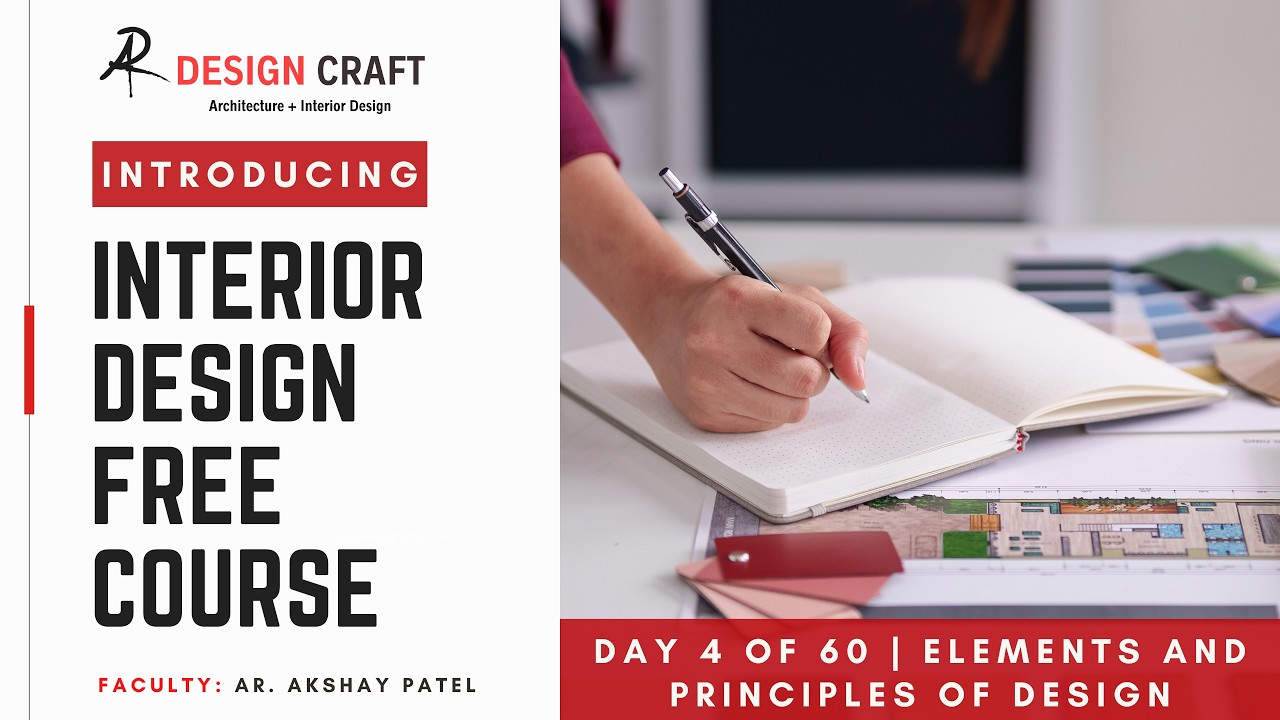 LEARN INTERIOR DESIGN FOR FREE | DAY 4 OF 60 | ELEMENTS & PRINCIPLES OF ...