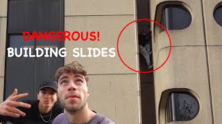 Sliding DOWN Buildings in city EINDHOVEN! - SPRINGBROS #27