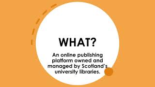 Scottish Universities Open Access Press: An Introduction