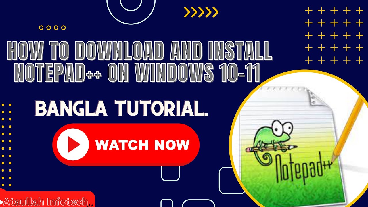 How to Download and Install Notepad++ on Windows 10 - 11 || Bangla ...