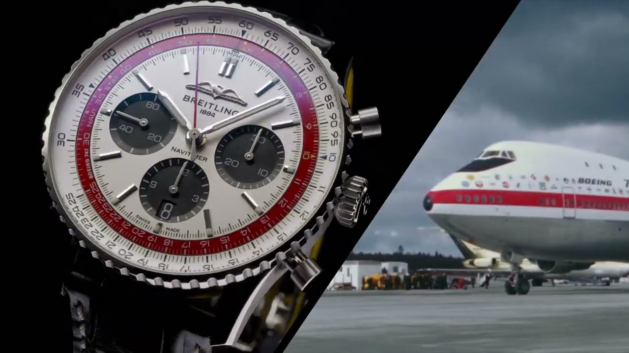 Video till Breitling hyllar Boeing 747 med ny klocka