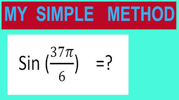 Sin (37π/6)    =?