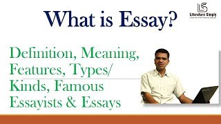 essay definition and types