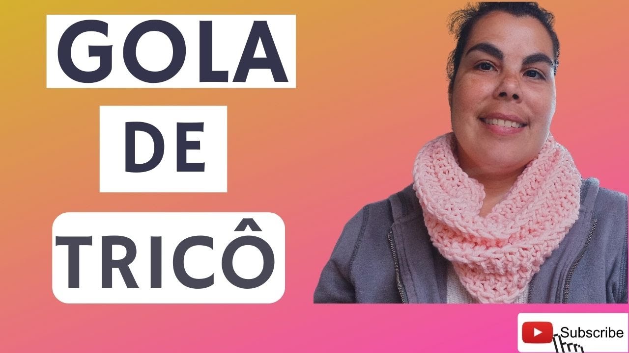 Gola Rápida em tricô