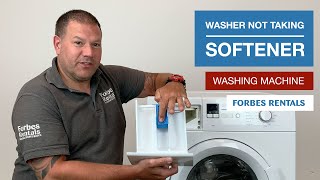 Washer not taking softener? | Forbes Rentals