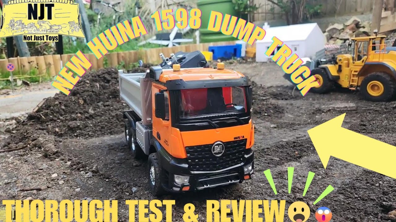 NEW Huina 1598 Dump truck: My honest opinion and testing!
