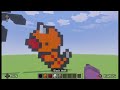 Minecraft Pixel Art Ep 13 - Weedle Pokemon Sprite!