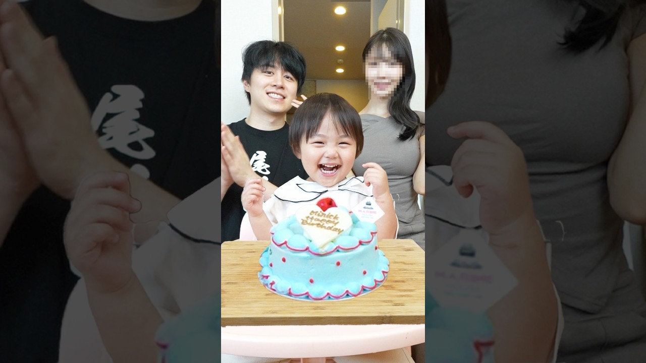 かのっくすたーへの贈り物 I went all out to celebrate my daughter's 2nd birthday, only to