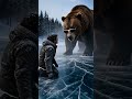MUST WATCH AI VIDEO!!Man gets chased by bear with cool glasses!!!!!