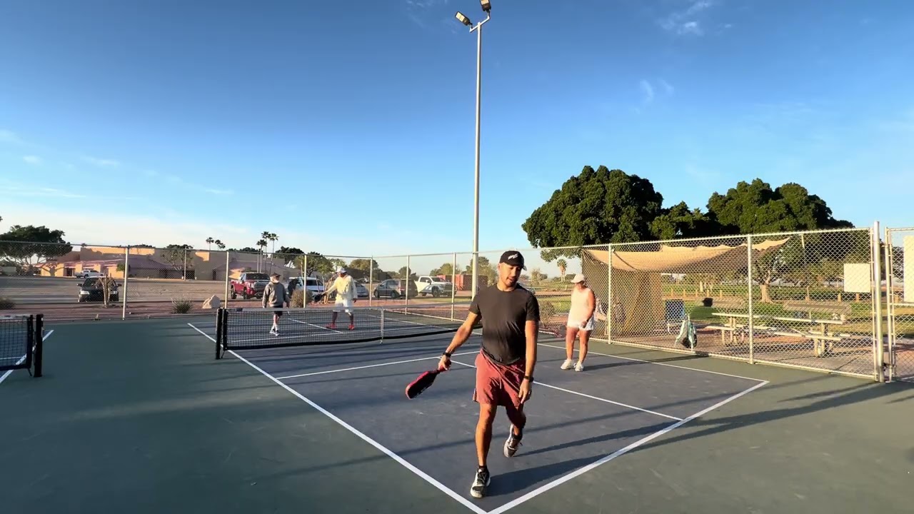 03/01/26: Clementine/Isaiah 🆚  Keith/Edward : Recreational PickleBall - Yuma AZ