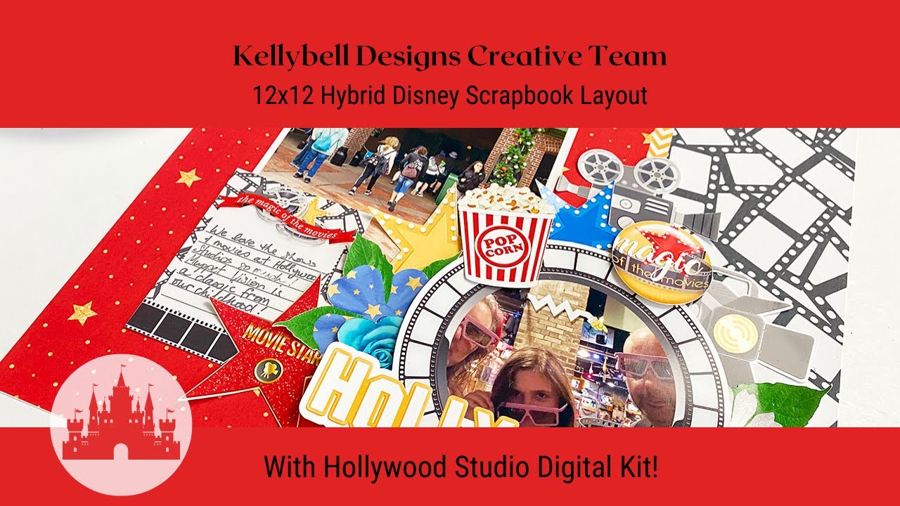 Kellybell Designs Creative Team | 12x12 Hybrid Scrapbook Layout With ...