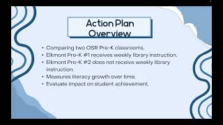Hannah Turner Improving Pre K Literacy Through Library Instruction Video
