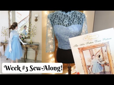 white christmas sisters dress pattern Making a White Christmas Costume - Week 3!