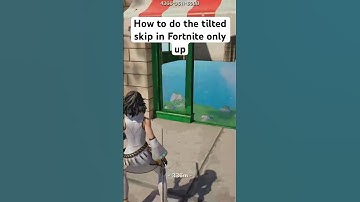 How to do the tilted skip in Fortnite only up👆￼😱 MAP CODE IN DESCRIPTION ￼ #fortnite #shorts