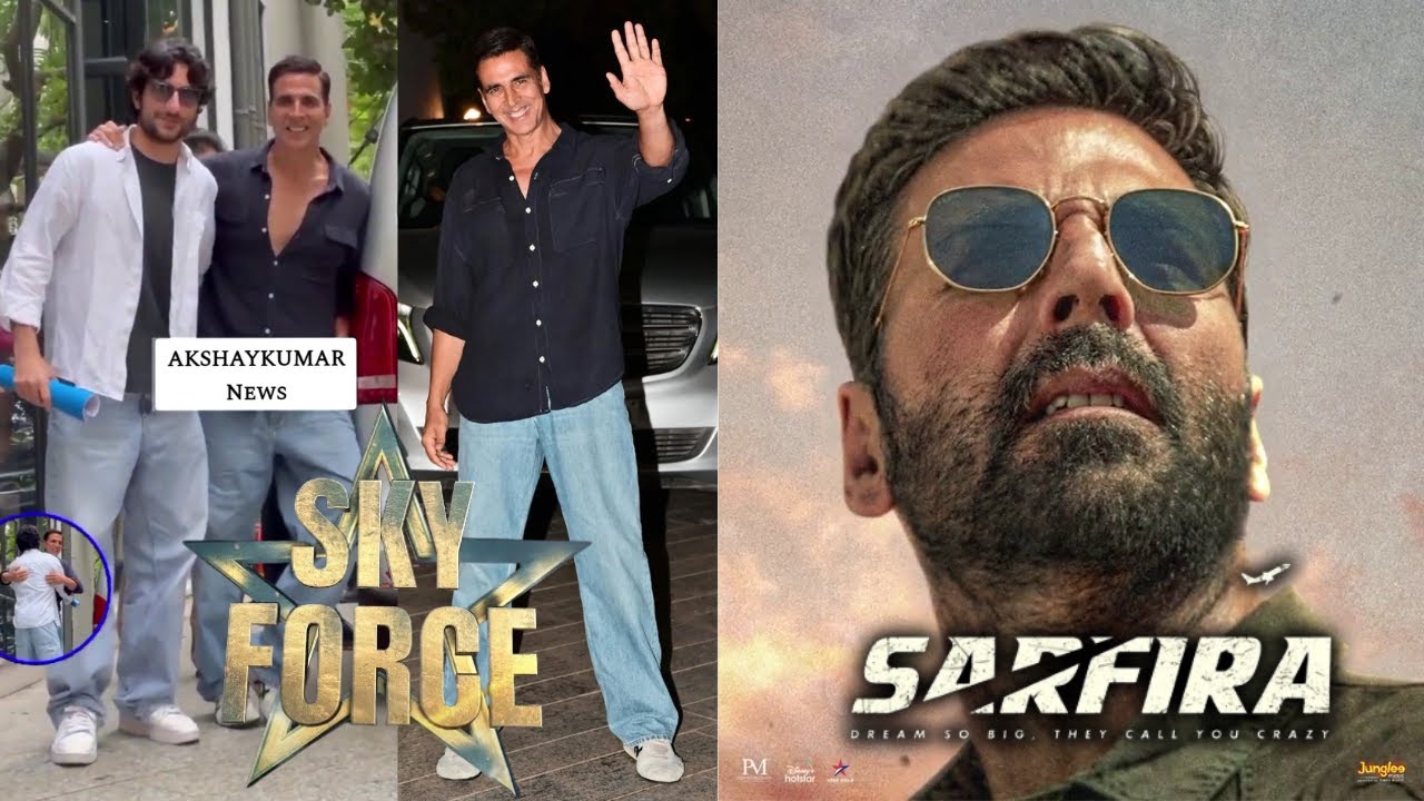 AKSHAY KUMAR & SAIF ALI KHAN SON SPOTTED ON MADDOCK STUDIO | SARFIRA TRAILER || AKN